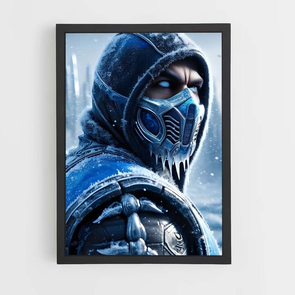 Poster Sub Zero Hero – affiche Mortal kombat (vue 2)